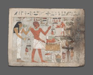 Stela Amenemhata i Hemeta, Egipt, Państwo Środka, wczesna 12 dynastia około 1956-1877 p.n.e. autorstwa Unbekannt