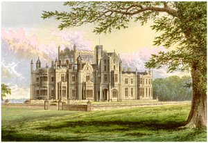 Stourton, Yorkshire, dom Lorda Stourtona, ok. 1880 r. autorstwa Unbekannt