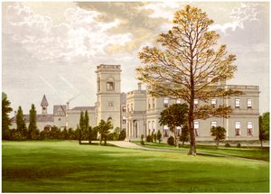 Stowlangtoft Hall, Suffolk, dom rodziny Wilsonów, ok. 1880 r. autorstwa Unbekannt
