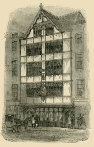 Front Street Crosby Hall, ok. 1872 r. autorstwa Unbekannt