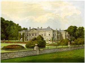 Studley Royal, Yorkshire, dom markiza Ripon, ok. 1880 r. autorstwa Unbekannt