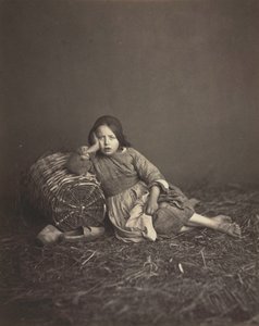 Studium młodej chłopki, ok. 1930 1860. autorstwa Unbekannt