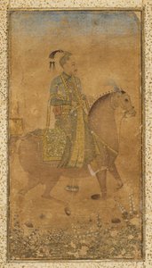 Sułtan Abdullah Qutb Shah 1614-74 na koniu, ok. 1930 r. 1635. autorstwa Unbekannt