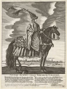 Sułtan Ahmed III 1673-1736, 1710 autorstwa Unbekannt