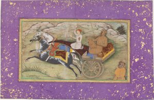 Sułtan Salim w bryczce, ok. godz. 1603. autorstwa Unbekannt