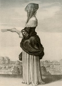 Lato - Zwykła letnia sukienka Angielki, panowanie Karola I, c1620-1640, 1937. autorstwa Unbekannt
