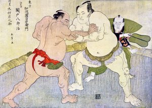 Zapaśnicy sumo, 1897 autorstwa Unbekannt