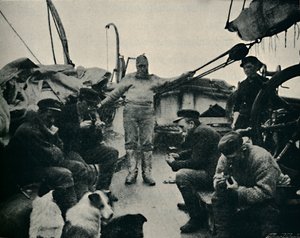 Niedzielne popołudnie na pokładzie, 1895, 1897 autorstwa Unbekannt