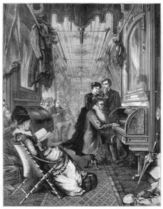 Niedziela na Union Pacific Railway, USA, 1875 r autorstwa Unbekannt