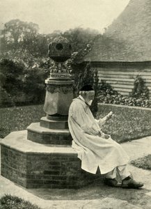 Zegar słoneczny w ogrodzie w Limnerslease i...G. F. Watts, Esq., RA, ok. 1890, 1902. autorstwa Unbekannt