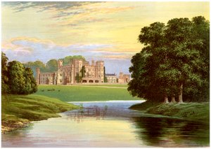 Zamek Sundorne, niedaleko Shrewsbury, Shropshire, dom rodziny Corbet-Pigott, ok. 1880 autorstwa Unbekannt