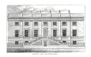Sala Chirurgów, Old Bailey, 1800 autorstwa Unbekannt