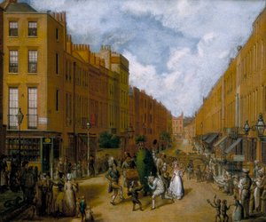 „Dzień Zamiatarek” na Upper Lisson Street, Paddington, koniec lat 30. XIX wieku autorstwa Unbekannt