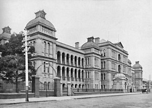 Szpital w Sydney, ulica Macquarie, ok. 1900. autorstwa Unbekannt