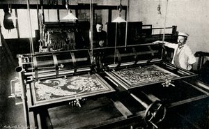 Elektryczna maszyna do cięcia kart Szczepanis, c1903 autorstwa Unbekannt