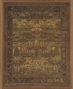 Mandala Taima, XIV wiek. autorstwa Unbekannt