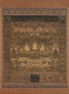 Taima Mandala, prawdopodobnie koniec XIV wieku. autorstwa Unbekannt