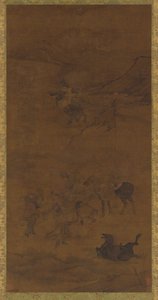 Jeźdźcy tatarscy, dynastia Ming, 1368-1644. autorstwa Unbekannt
