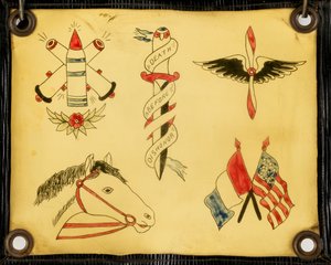 Flash tatuażu, XX wiek. autorstwa Unbekannt