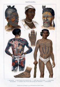 Tatuowanie, 1800-1900 autorstwa Unbekannt