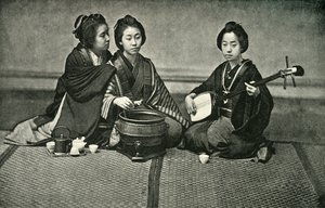 „Herbata i muzyka”, 1891. autorstwa Unbekannt