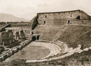 Teatr Tragiczny, Pompeje, Włochy, ok. 1900 autorstwa Unbekannt