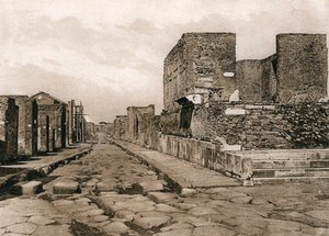 Świątynia Fortuny, Pompeje, Włochy, ok. 1900 autorstwa Unbekannt