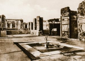 Świątynia Apolla, Pompeje, Włochy, ok. 1900 autorstwa Unbekannt