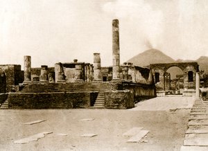 Świątynia Jowisza, Pompeje, Włochy, ok. 1900 autorstwa Unbekannt