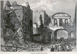 Temple Bar, Londyn, 1877 autorstwa Unbekannt