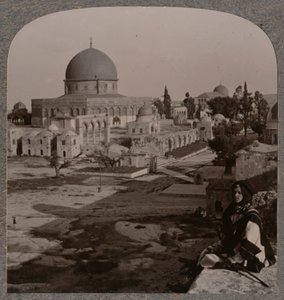 Obudowa świątyni, Jerozolima, ok. 1900 autorstwa Unbekannt