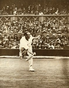 Mecz tenisowy na korcie centralnym Wimbledonu, lata 30., 1935. autorstwa Unbekannt