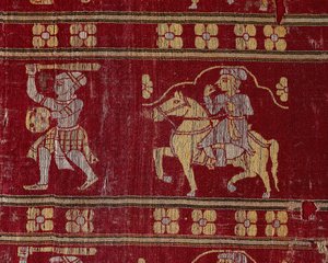 Namiot wiszący część większego kawałka, 1560-1610. autorstwa Unbekannt