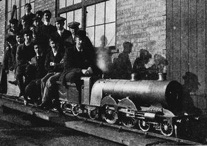 Testowanie miniaturowego silnika atlantyckiego w Northampton, 1926 autorstwa Unbekannt