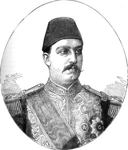 Tewfik, chedyw Egiptu, ok. 1882 r. autorstwa Unbekannt