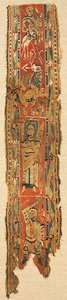 Fragment tkaniny, bizantyjski, VI-VIII w. autorstwa Unbekannt