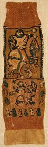 Fragment tkaniny, bizantyjski, VI-VIII w. autorstwa Unbekannt