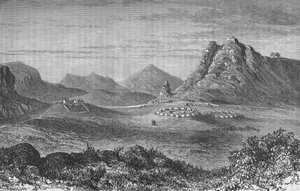 Thaba Bosigo, Twierdza Basuto, ok. 1880 autorstwa Unbekannt