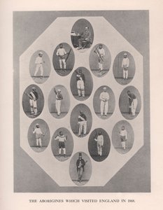 Aborygeni, którzy odwiedzili Anglię w 1868, 1912. autorstwa Unbekannt