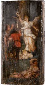 Anioł ukazujący się pasterzom, 1500-1600. autorstwa Unbekannt