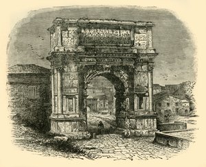 Łuk Tytusa, Rzym, 1890. autorstwa Unbekannt