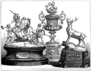 Talerz nagrody Ascot, 1875 autorstwa Unbekannt