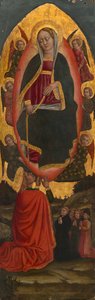 Wniebowzięcie NMP ze świętymi z ołtarza augustianów, 145075. autorstwa Unbekannt