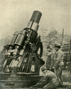 Austriacka 12-calowa haubica oblężnicza, 1914-1918, c1920. autorstwa Unbekannt