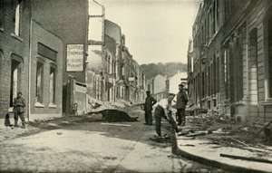 Avenue De Maastricht, Visé, 1919. autorstwa Unbekannt
