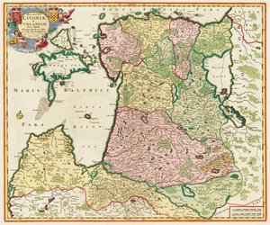 Morze Bałtyckie Od: Nova Tabula, 1705 autorstwa Unbekannt