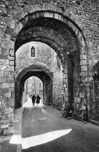 Łuki Barbakanu, Lewes, East Sussex, c1900-c1920s autorstwa Unbekannt