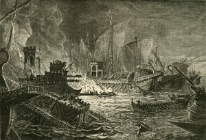 Bitwa pod Akcjum, 1890. autorstwa Unbekannt
