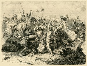 Bitwa pod Bouvine, 1214, 1890. autorstwa Unbekannt
