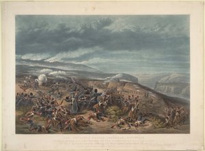 Bitwa pod Inkermanem 5 listopada 1854 r. 1855 autorstwa Unbekannt